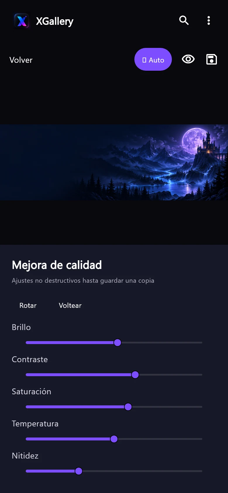 El toque final para cada imagen
